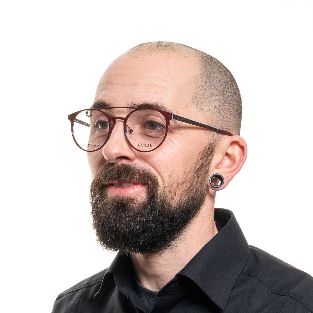 Guess Red Men Glasses Frame