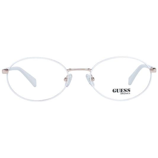 Guess White Unisex Glasses Frame