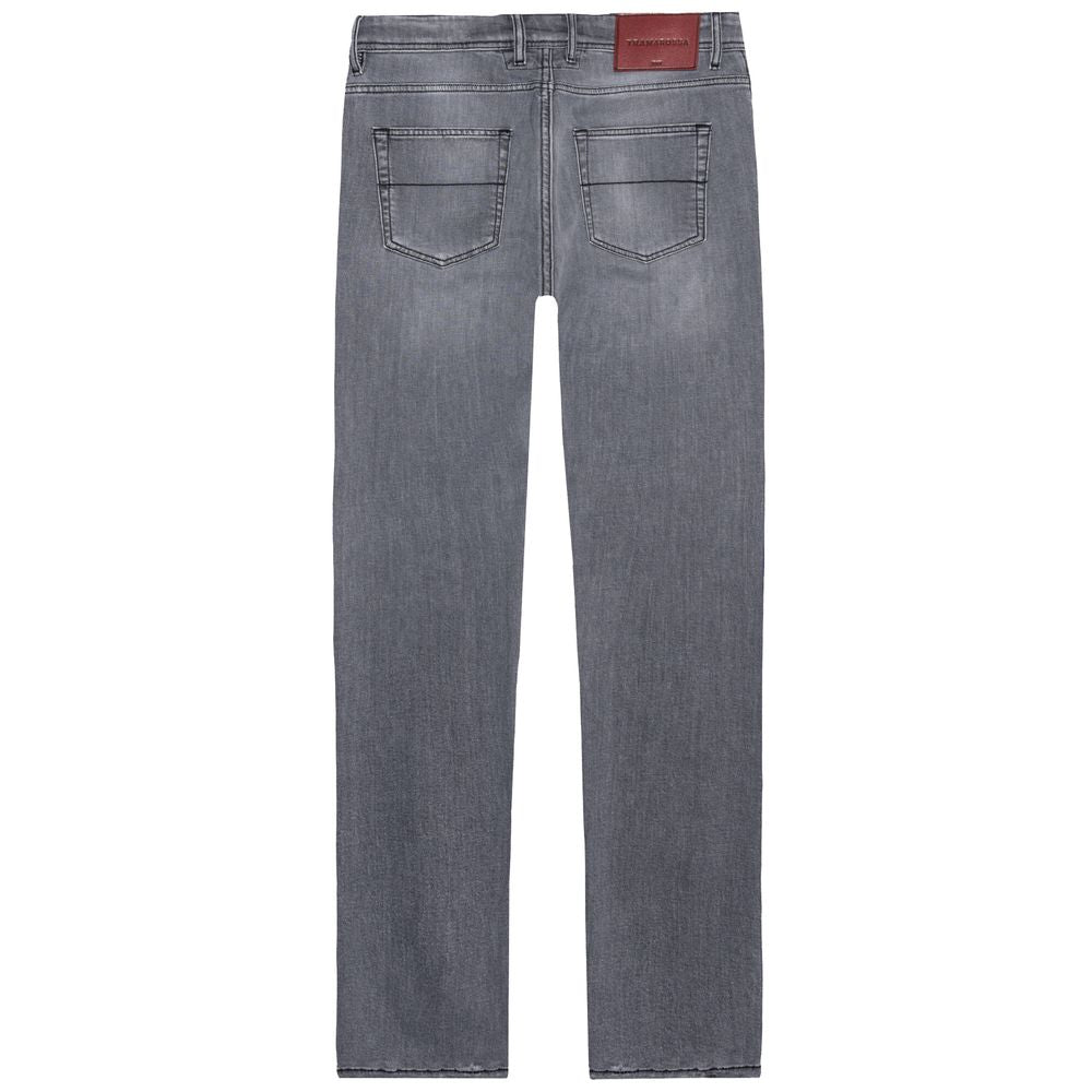 Tramarossa Gray Cotton Jeans & Pant