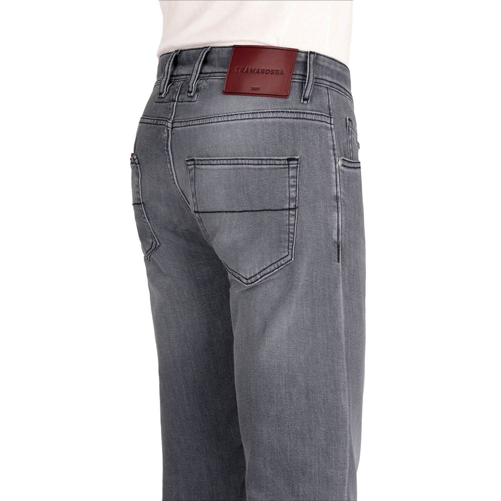 Tramarossa Gray Cotton Jeans & Pant
