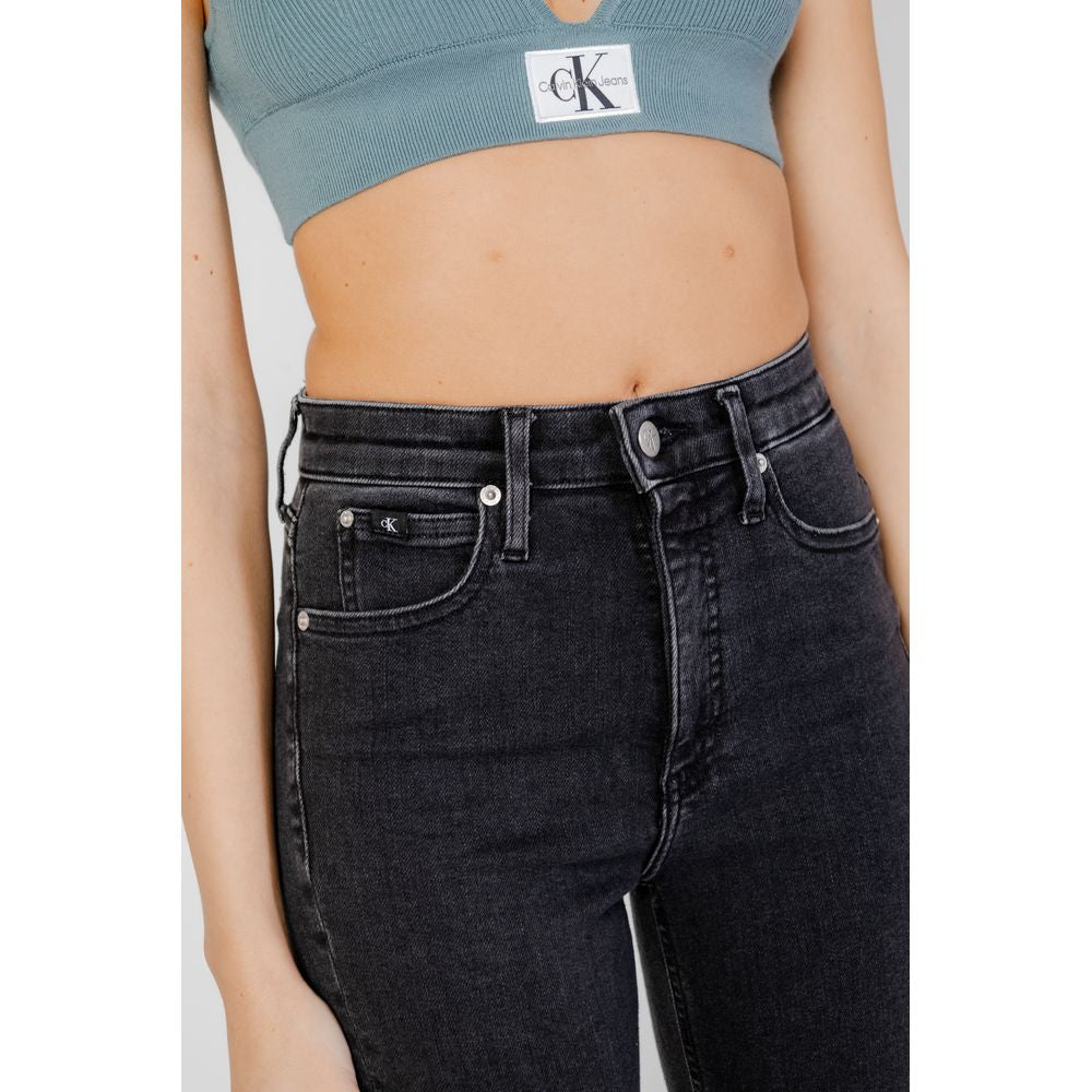 Calvin Klein Jeans Black Cotton Jeans & Pant