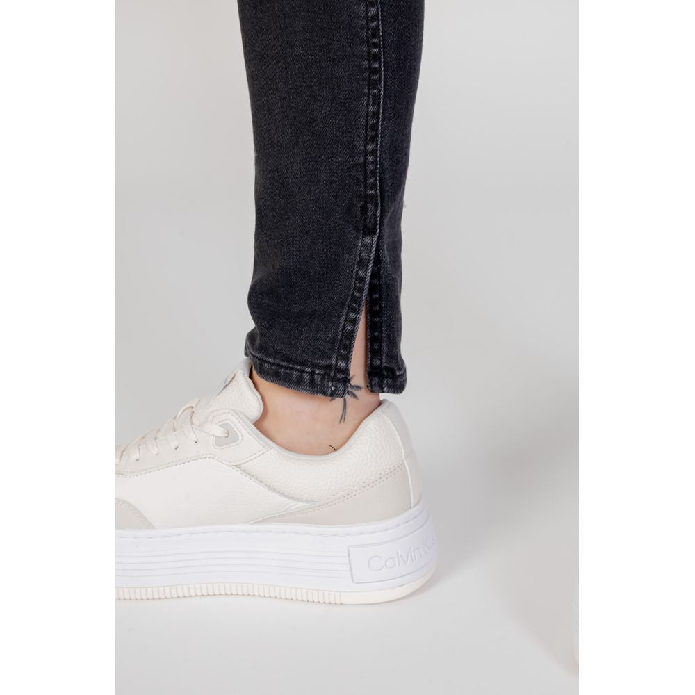Calvin Klein Jeans Black Cotton Jeans & Pant