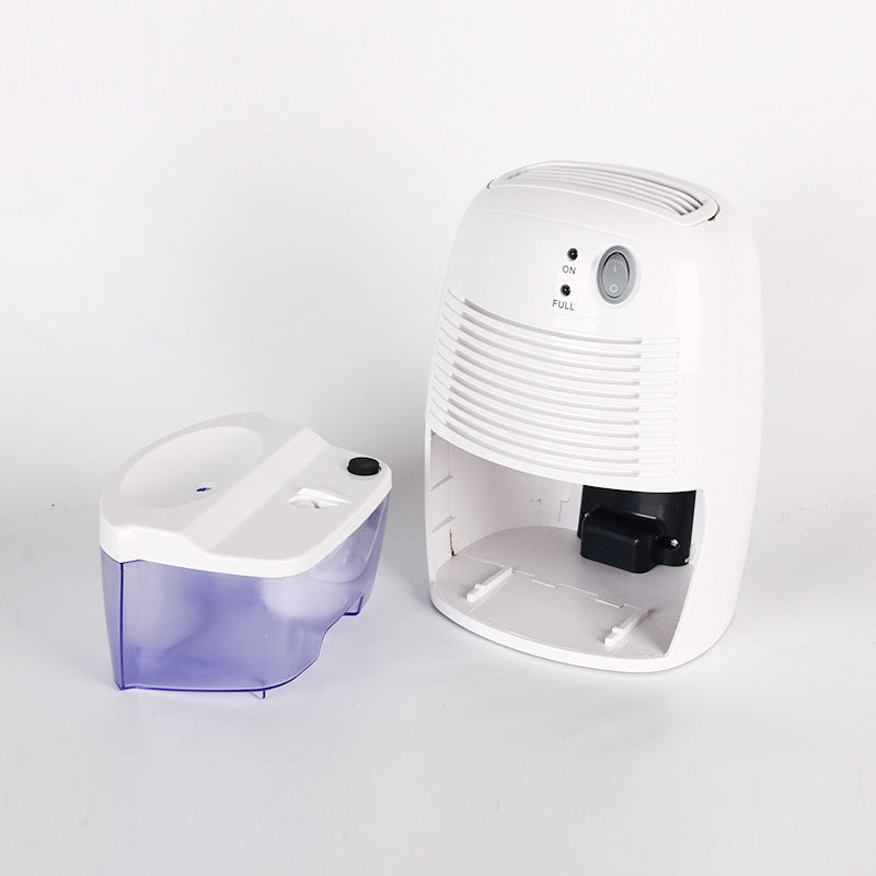 Mini deshumidificador de 9 V/USB, pequeño, silencioso, blanco, para uso doméstico.