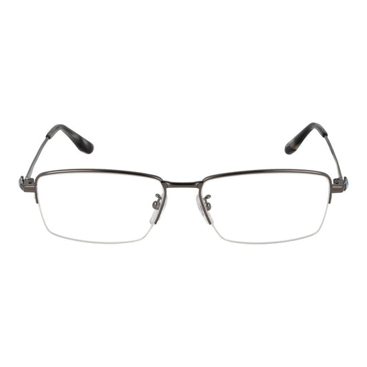 BMW Silver Men Glasses Frame