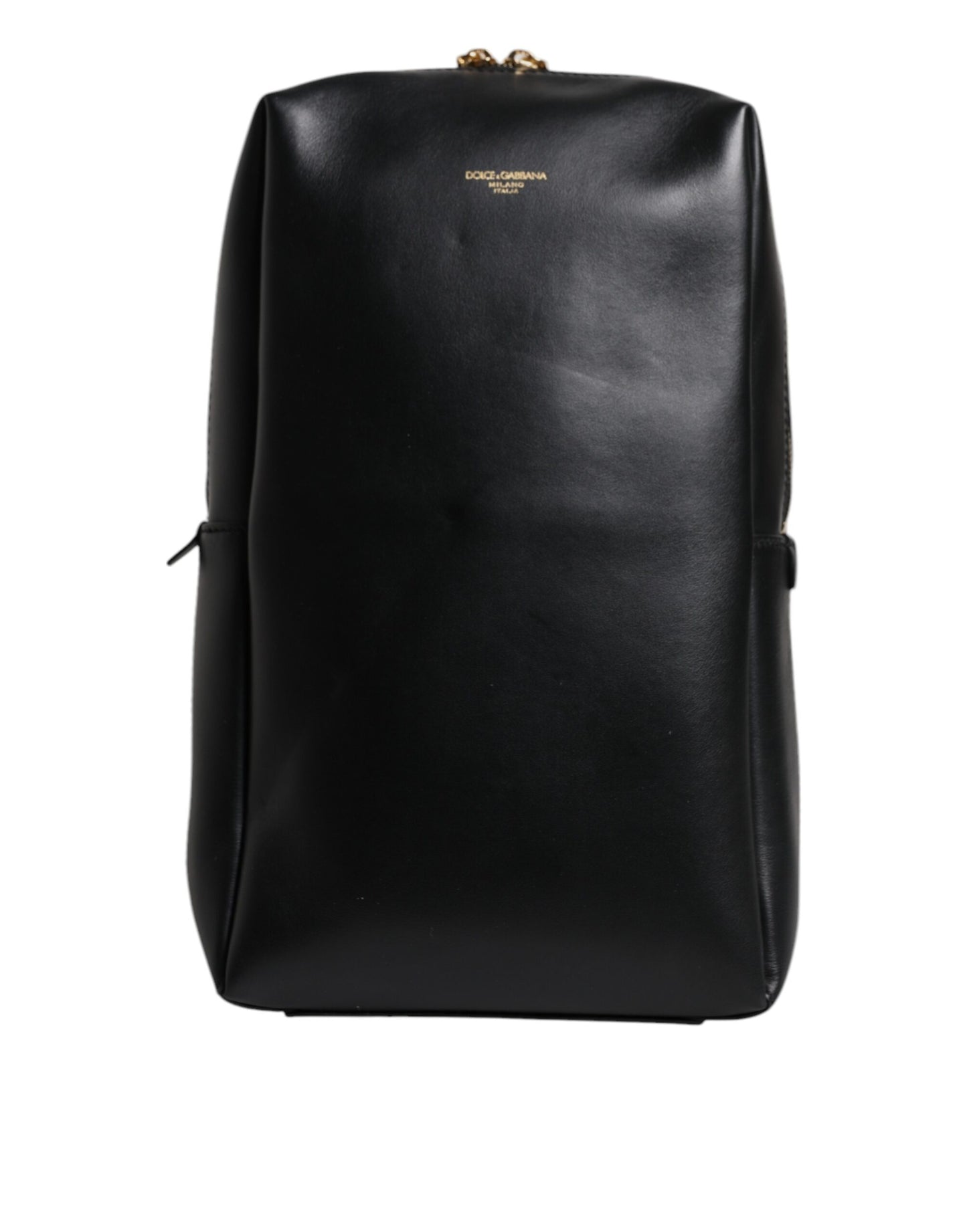 Dolce & Gabbana Black Logo Leather Belt Waist Shoulder Men Crossbody Bag