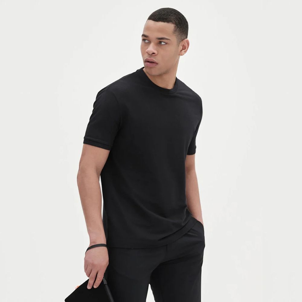 Suns Black Cotton T-Shirt