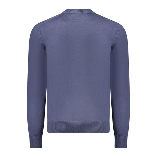 Hugo Boss Blue Wool Men Sweater
