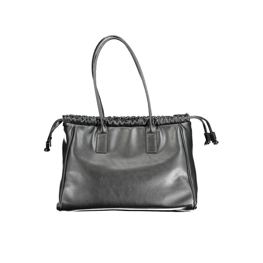 Mario Valentino Black Polyethylene Handbag