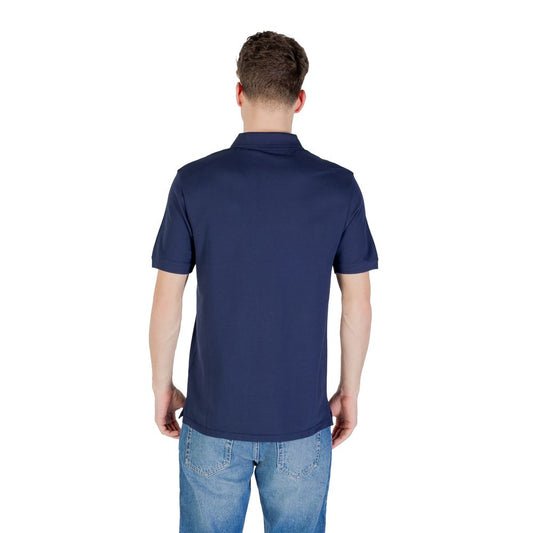 Lyle & Scott Blue Cotton Polo Shirt