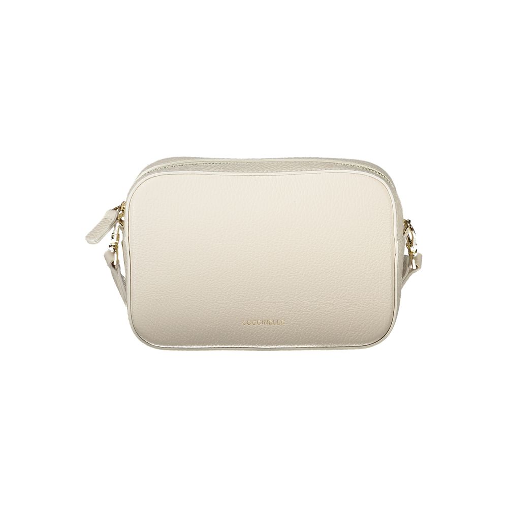 Coccinelle White Leather Handbag