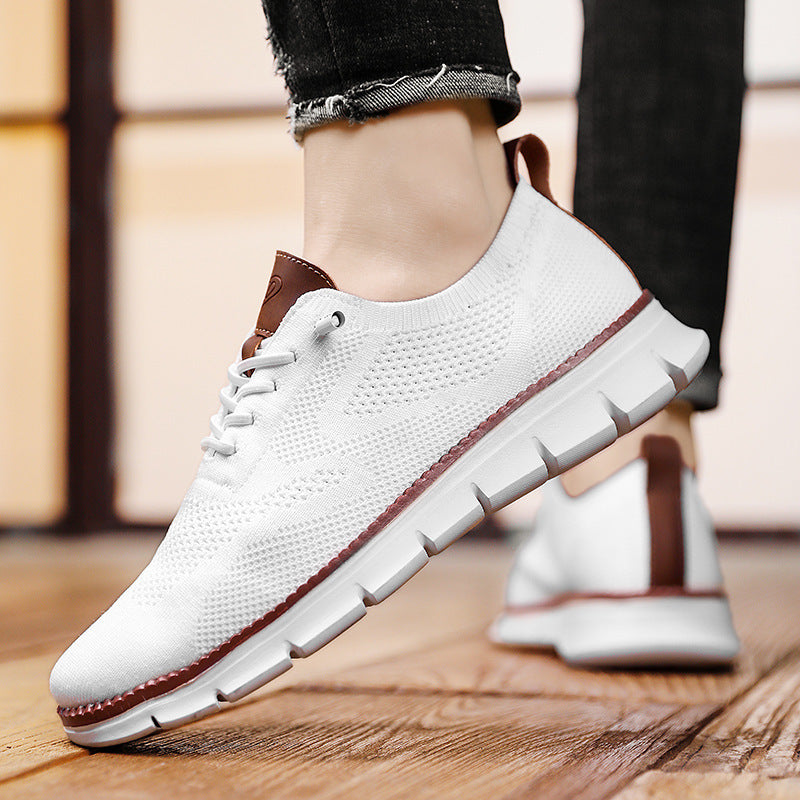 Zapatos casuales para hombre, antideslizantes, transpirables, con amortiguación