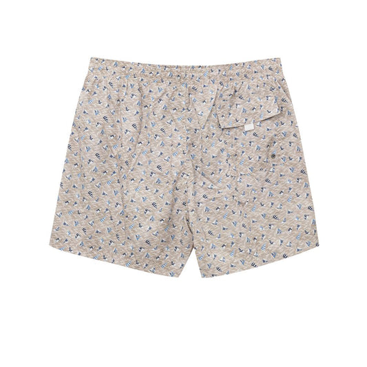Canali Beige Polyester Swim Short