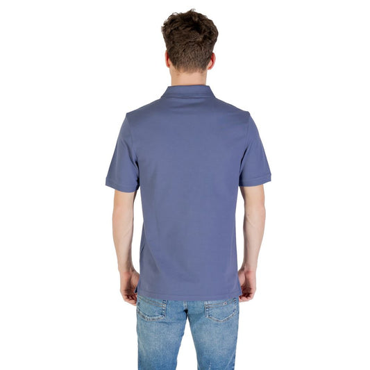 Lyle & Scott Blue Cotton Polo Shirt