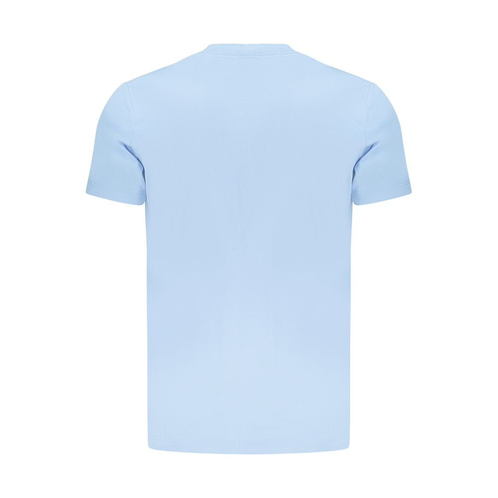 Calvin Klein Light Blue Cotton Men T-Shirt