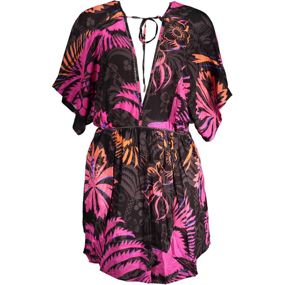 Desigual Black Cotton Women Dress