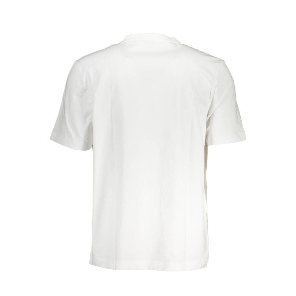 Hugo Boss White Cotton Men TShirt