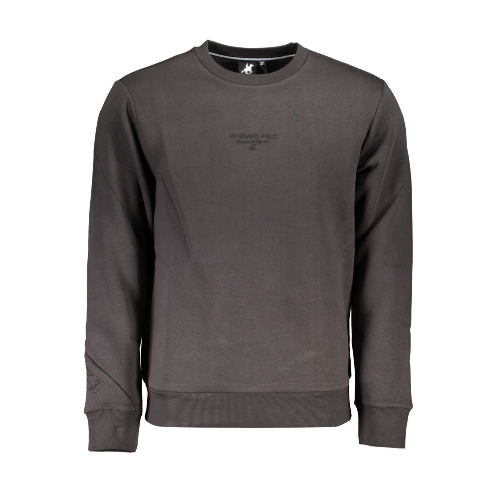 U.S. Grand Polo Gray Cotton Men Sweater