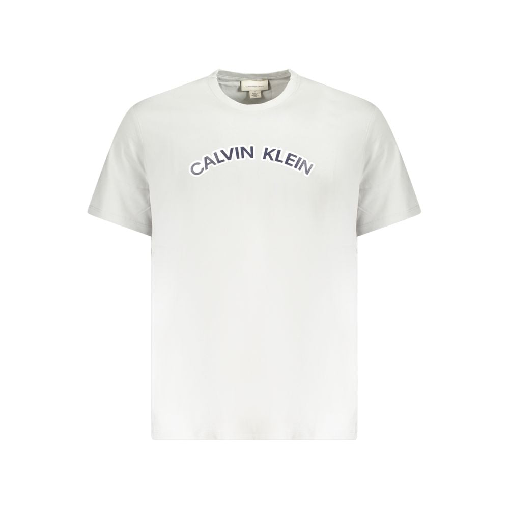 Calvin Klein Brown Cotton Men T-Shirt