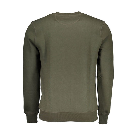 North Sails Green Cotton Men Sweater