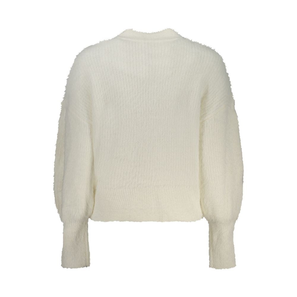 Guess Jeans White Marabou Women Sweater