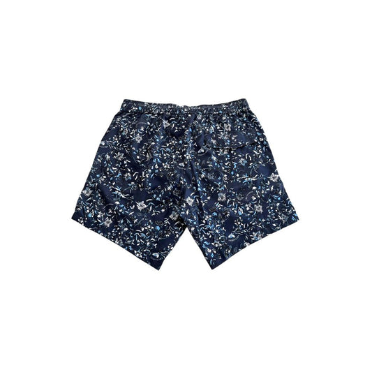 Trussardi Beachwear Blue Polyester Men Swim Shorts