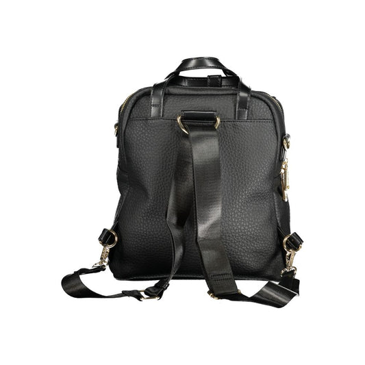 Mario Valentino Black Polyethylene Women Backpack