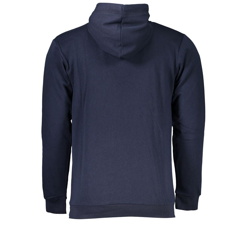 Sergio Tacchini Blue Cotton Men Hoodie