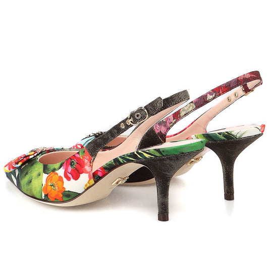 Dolce & Gabbana Multicolor Polyester Sandal