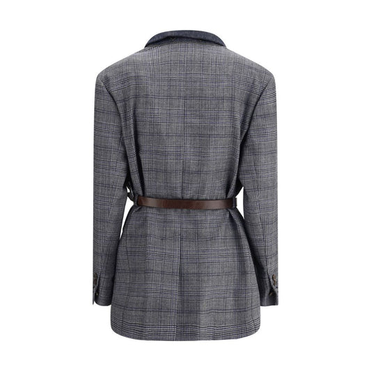 Brunello Cucinelli Prince of Wales pattern Blazer