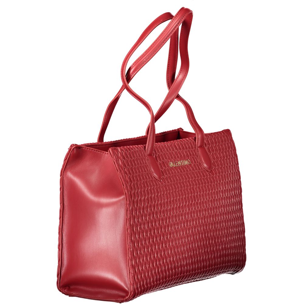 Mario Valentino Red Polyethylene Women Handbag
