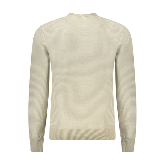 Hugo Boss Beige Cotton Men Sweater