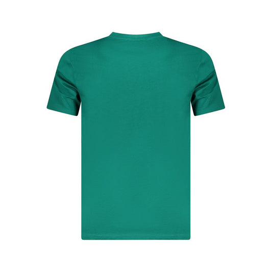 Cavalli Class Green Cotton T-Shirt