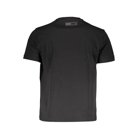 Plein Sport Black Cotton T-Shirt
