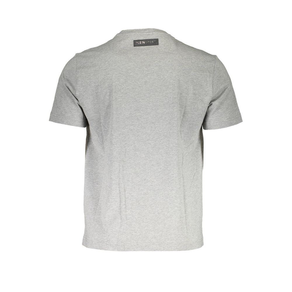 Plein Sport Brown Cotton Men T-Shirt