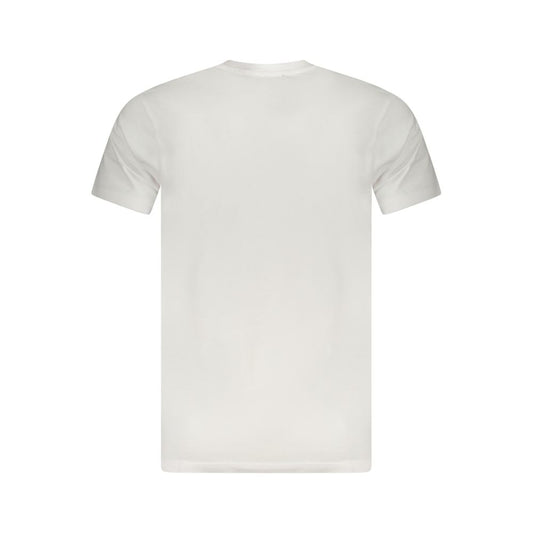 Cavalli Class White Cotton Men T-Shirt