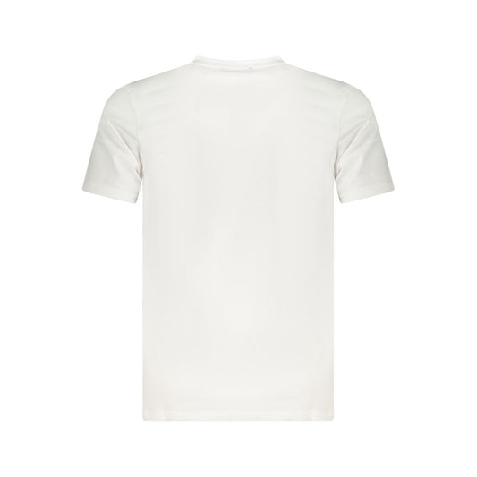 Cavalli Class White Cotton Men T-Shirt