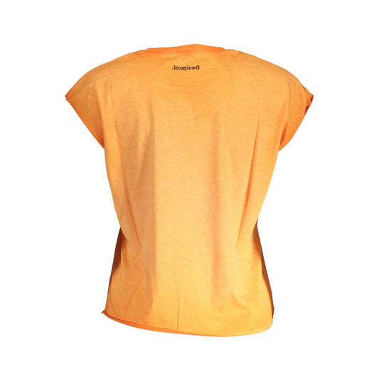 Desigual Orange Cotton Women T-Shirt