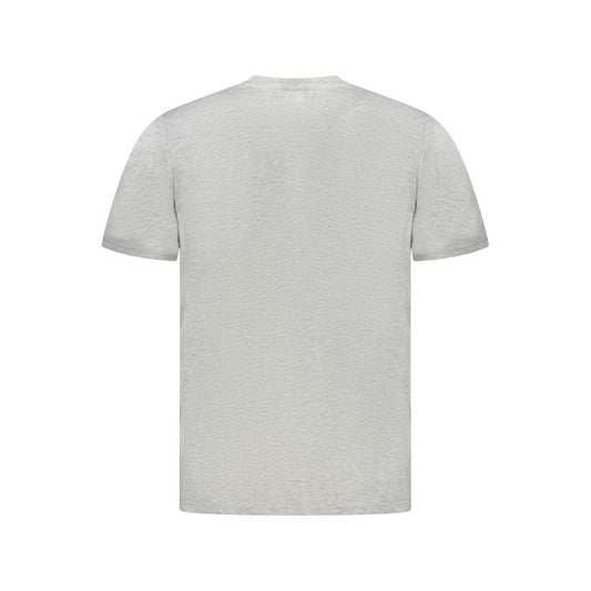 North Sails Brown Cotton Men T-Shirt