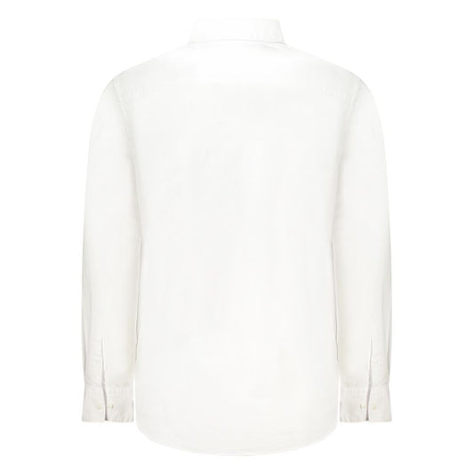 Calvin Klein White Cotton Men Shirt