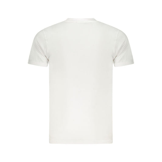 Cavalli Class White Cotton Men T-Shirt