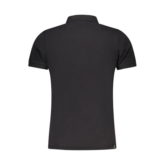 Accademia Militare Black Cotton Polo Shirt