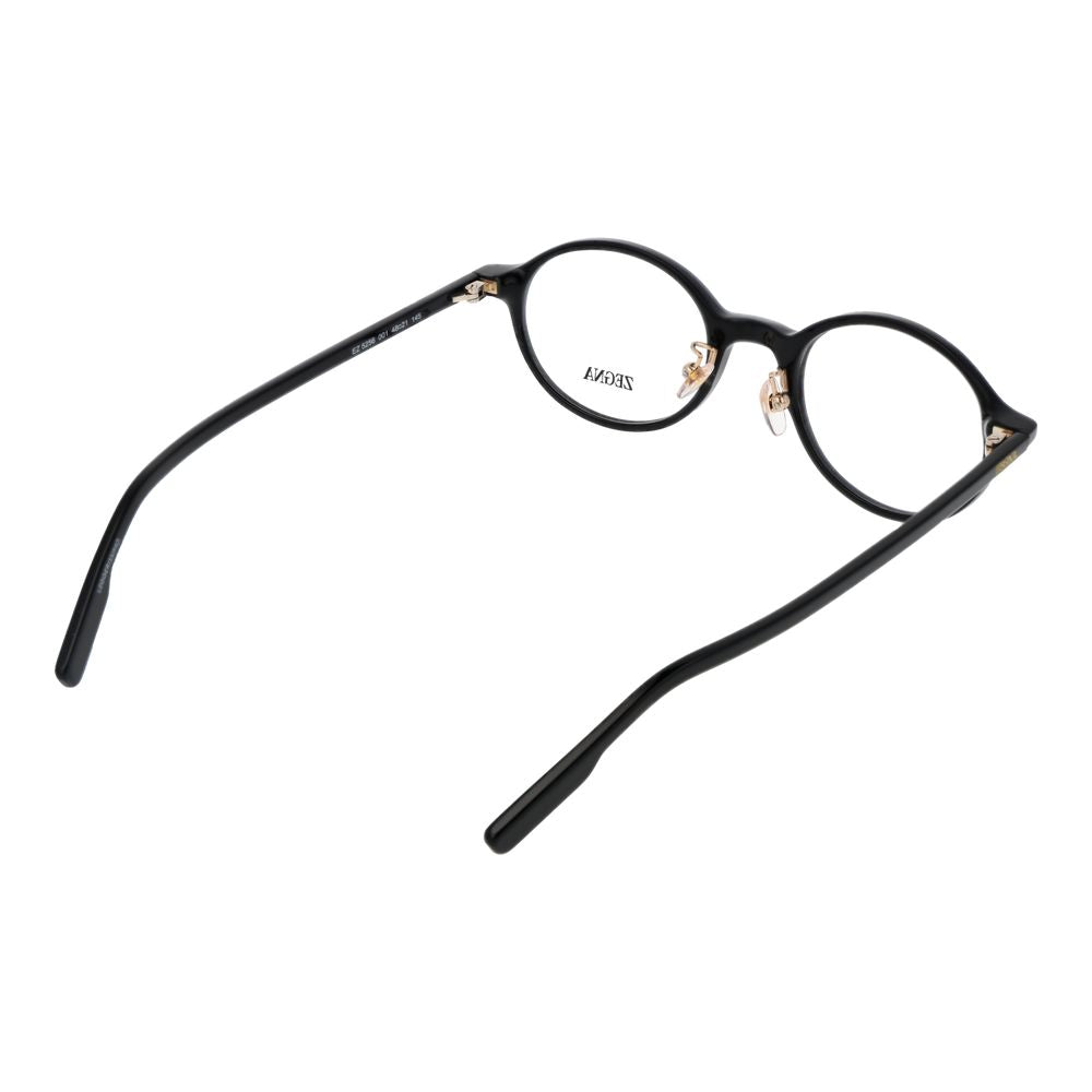 Ermenegildo Zegna Black Men Glasses Frame