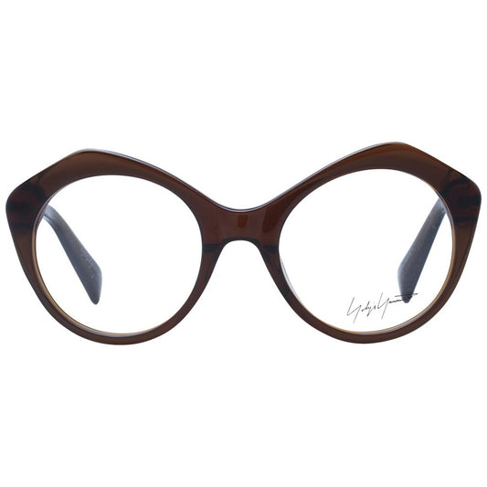 Yohji Yamamoto Brown Unisex Glasses Frame