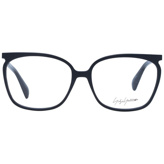 Yohji Yamamoto Black Unisex Glasses Frame