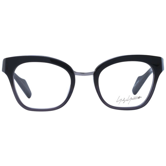 Yohji Yamamoto Black Unisex Glasses Frame