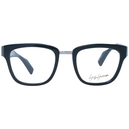 Yohji Yamamoto Black Unisex Glasses Frame