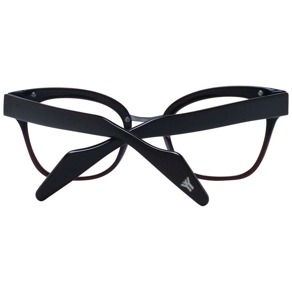 Yohji Yamamoto Brown Unisex Glasses Frame