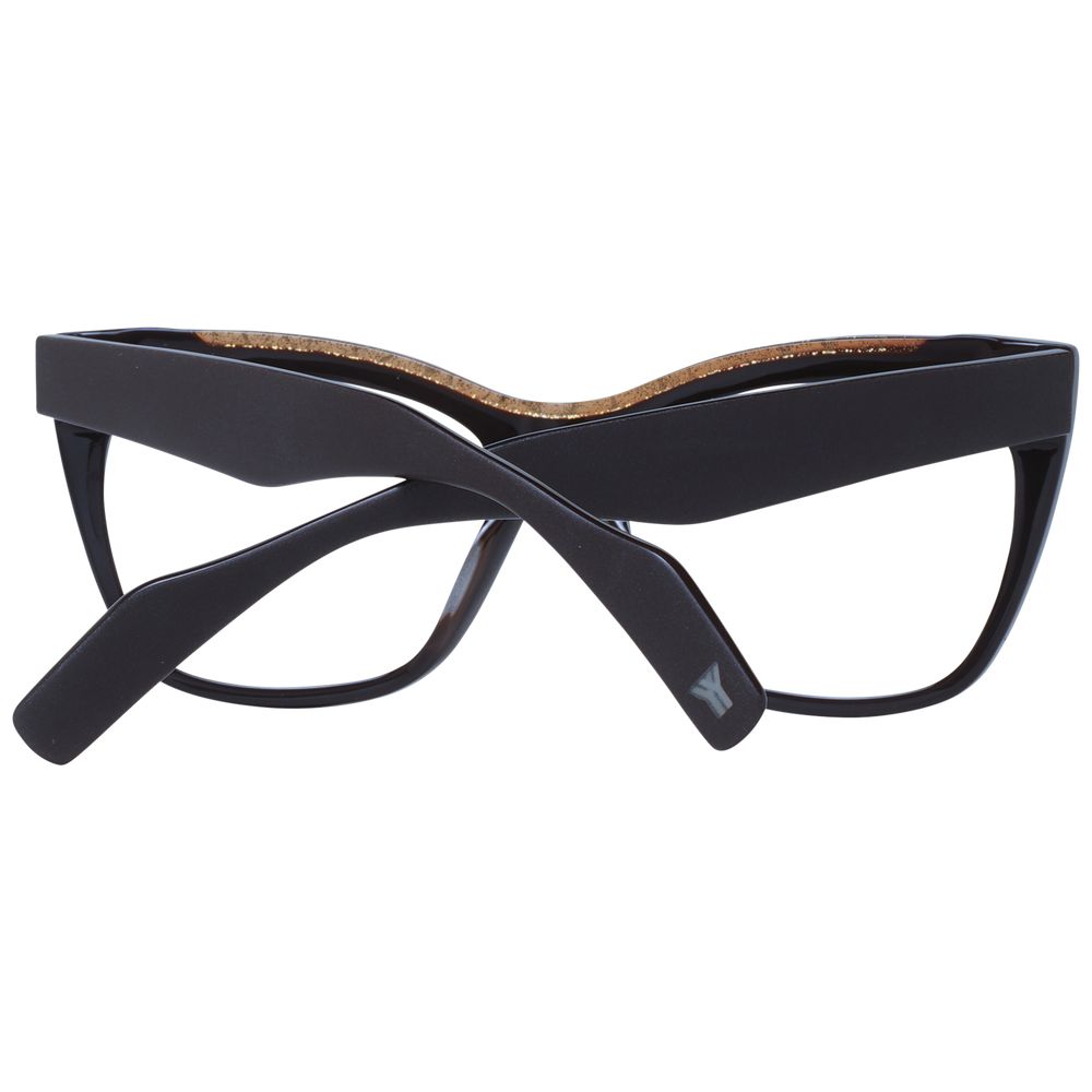 Yohji Yamamoto Brown Unisex Glasses Frame