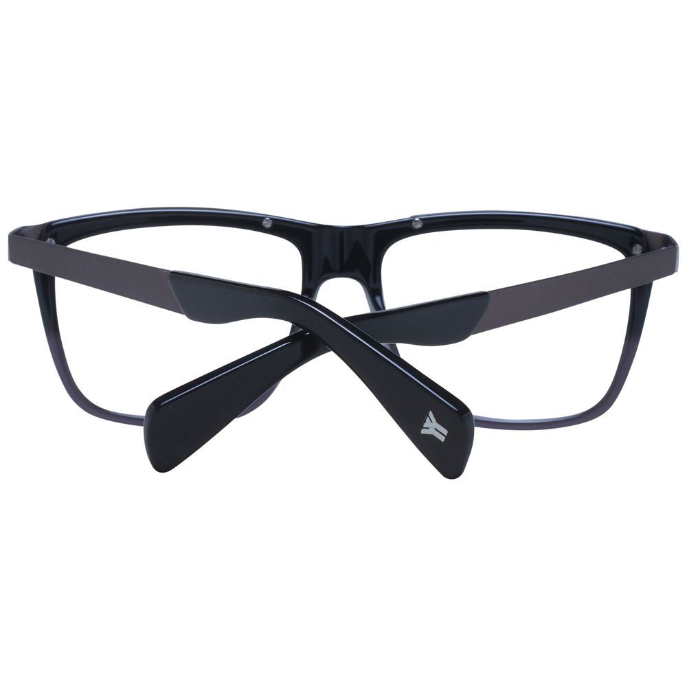 Yohji Yamamoto Black Unisex Glasses Frame