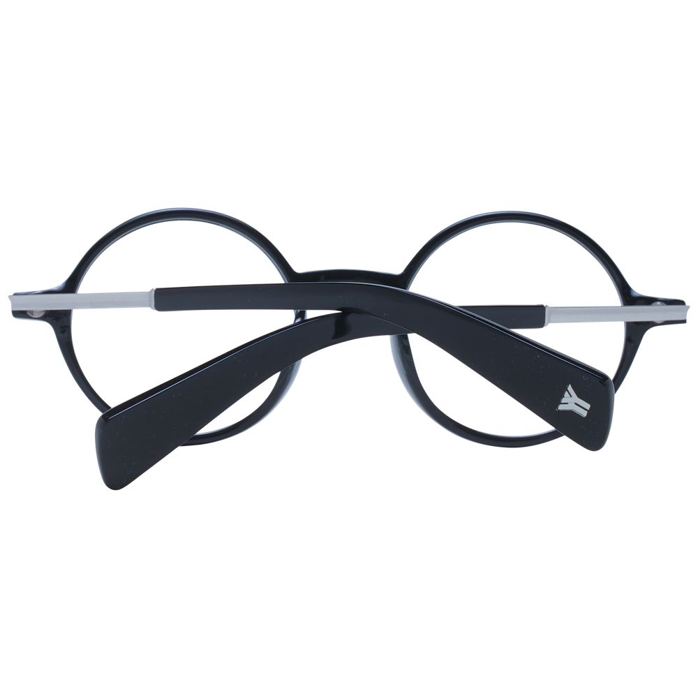Yohji Yamamoto Black Unisex Glasses Frame